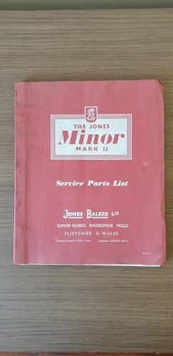 The jones minor baler - minor, mk.2