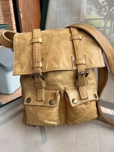 Belstaff leather shoulder - belstaff, bag