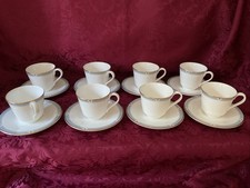 8 Vintage St Michael Felsham Tea Cups & Saucers Marks And Spencer M&S VGC