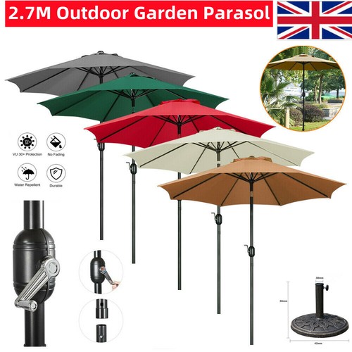9ft garden parasol - 9ft, sun