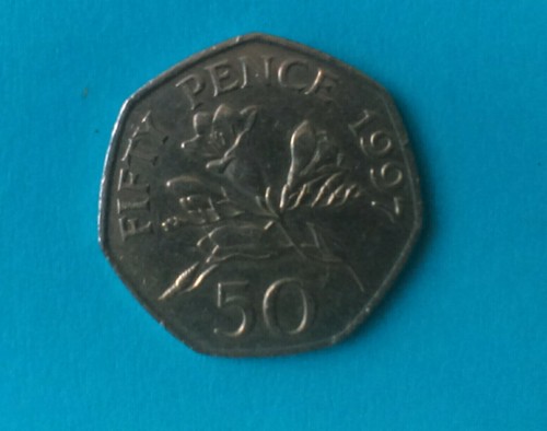 1997 bailiwick guernsey 50p - guernsey,
