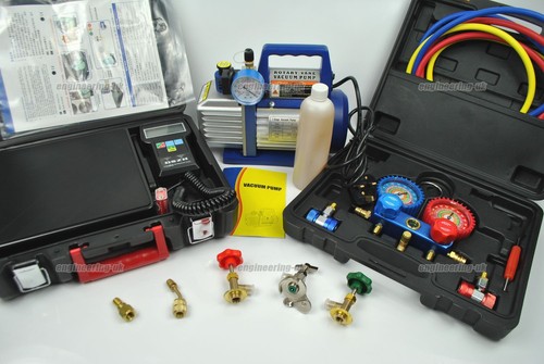 Refrigerant vacuum pump - vacuum, +