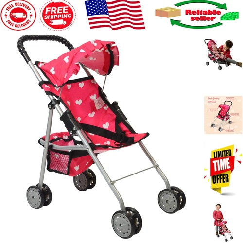 Metal doll stroller - metal,