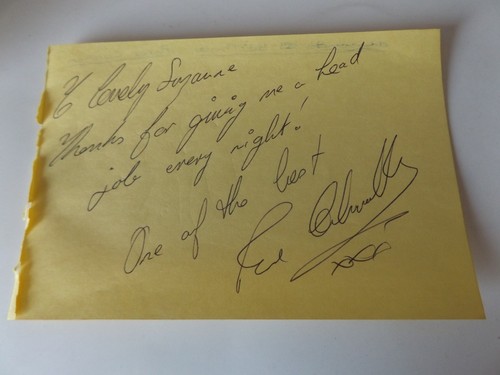 Autograph book page - x,