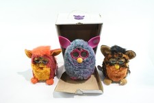 Hasbro & Tiger Furby Electronic Toys Inc Boxed Purple Leopard Print *Untested*