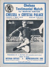 CHELSEA v Crystal Palace (Marvin Hinton Testimonial) 1975/1976