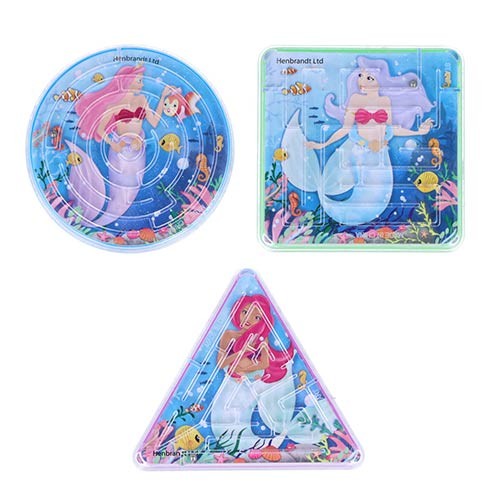 Assorted mermaid puzzle maze - assorted,