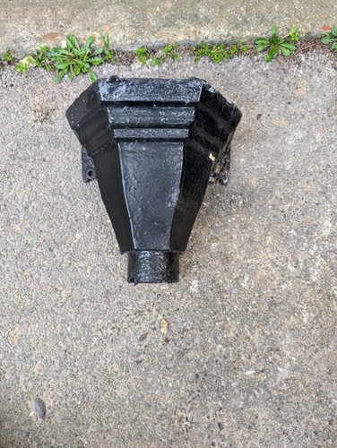 Antique cast iron gutter - iron,