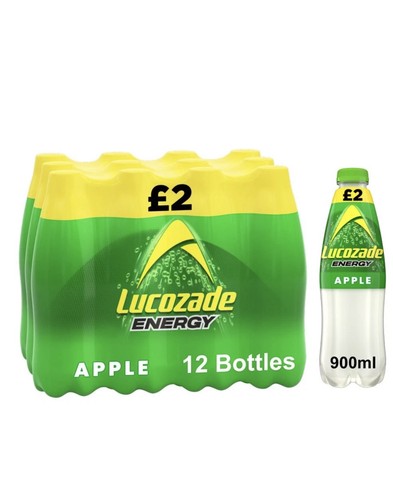Lucozade energy apple - apple, 12