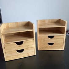 2 x Desktop Organisers with 2