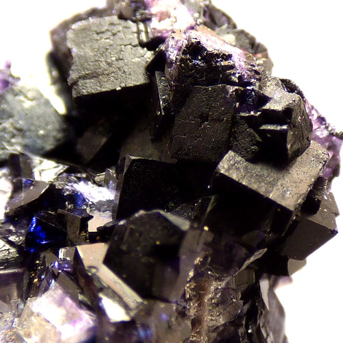 Blue john fluorite - blue,
