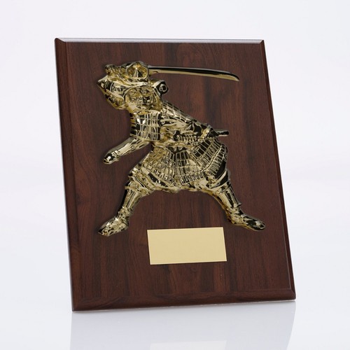 Gold samurai presentation - 10",