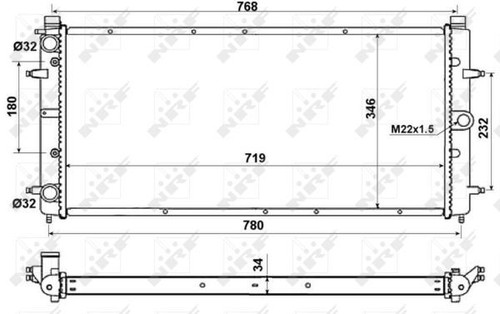 Radiator engine cooling for - engine,