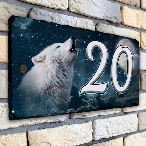 White wolf house - white,