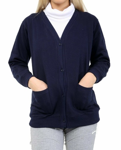 Girls button cardigan fleece - girls,
