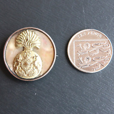 Original WW1 Royal Scots Fusiliers sweetheart brooch, mother of pearl & silver.