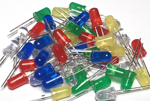 Mixed 5mm led diffused 50 - led,