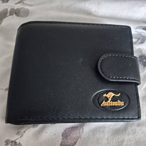 Australia black logo leather - australia,