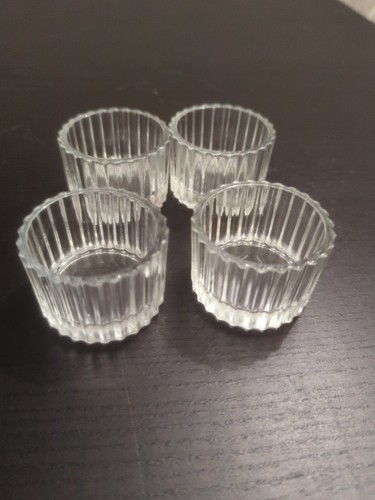 Set clear glass tealight - 4,