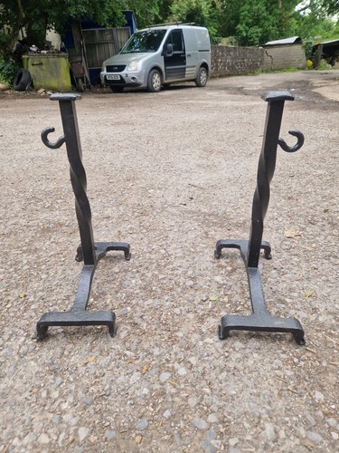 Forged hammered iron twisted - iron,