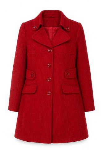 Womens overcoat size - size, red