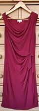 Kaliko Cowl Neck Dress Magenta