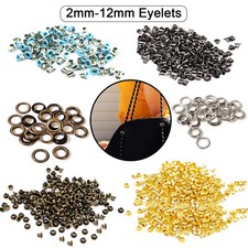 100 Pack Metal Eyelets 2mm -