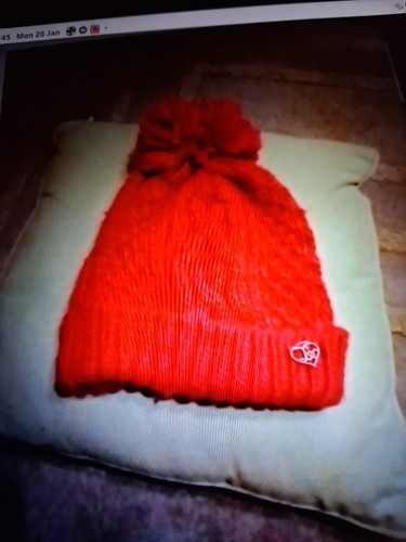 Dark pink lipsy hat beanie - dark,
