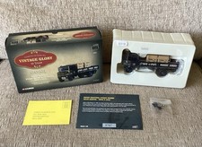 Corgi 80001 Super Sentinel Steam Wagon W Crates Tate & Lyle Model Box Vintage SF