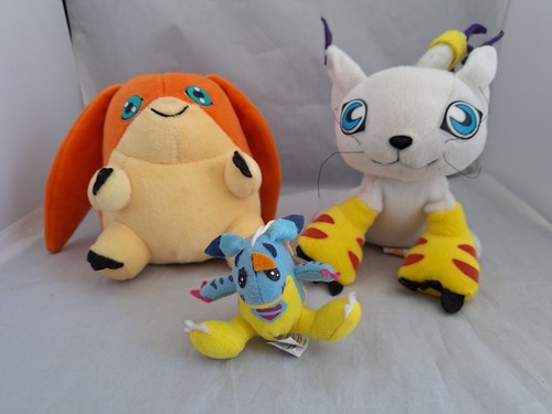 Vintage digimon plush lot - lot, 1999
