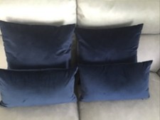 Velvet Cushion Cover Set With Cushion Inserts