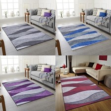 Modern Abstract Rug Living