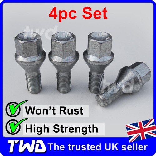 Alloy wheel bolts for fiat - 4x,