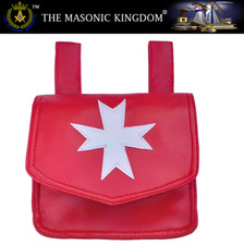 Masonic Knight Malta Alms Red