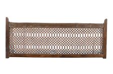 Antique Indian Teak Wood and Iron Bannister