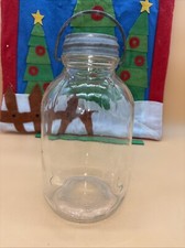 Vintage Thatcher Glass Jar W/