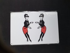 Betty Ska Woman Metal Sign