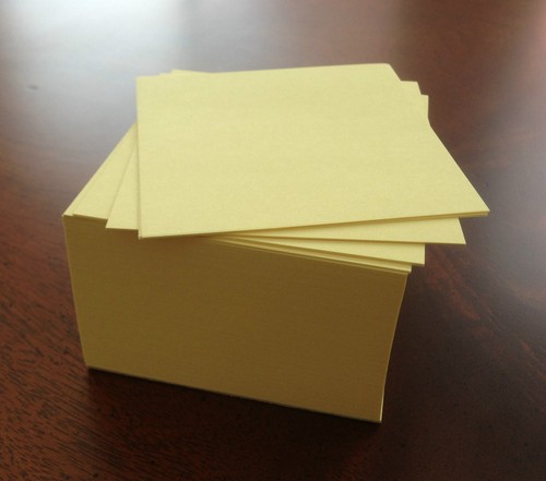 Note paper refill cube loose - cube,