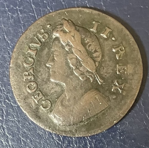 1736 king george farthing - king, ii