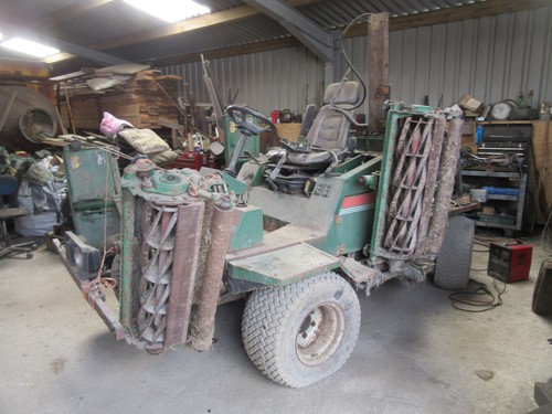 Ransomed gang mower with 4 - ,