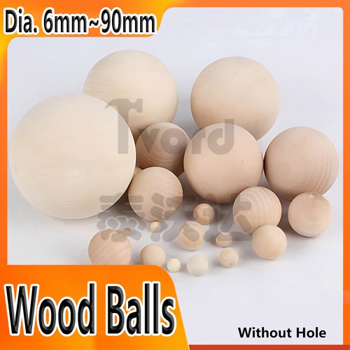 Solid wood ball - solid,