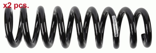Pcs rear coil springs set - springs,