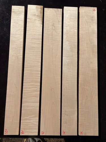Curly maple bass guitar neck - curly,