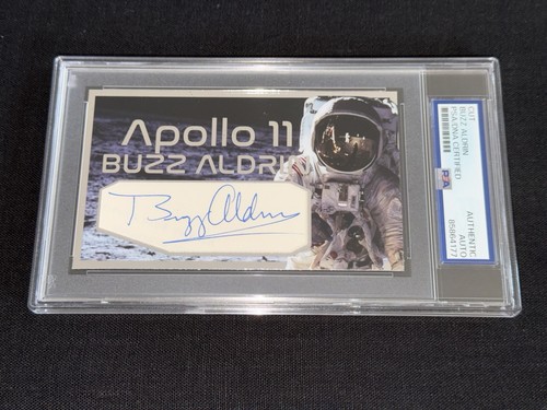 Buzz aldrin signed custom cut - aldrin,