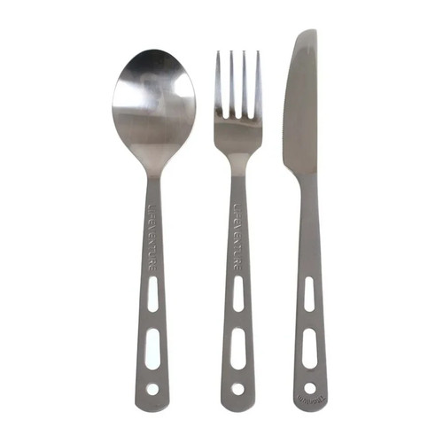 Lifeventure titanium cutlery - titanium,