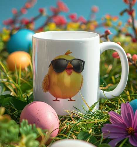 Cool easter chick with - easter,