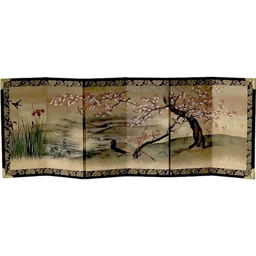Japanese art byobu folding - art,