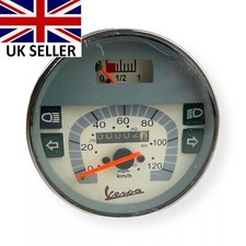 Vespa LML Star PX MY Style 80mph/120 kmh Speedometer Cream Face