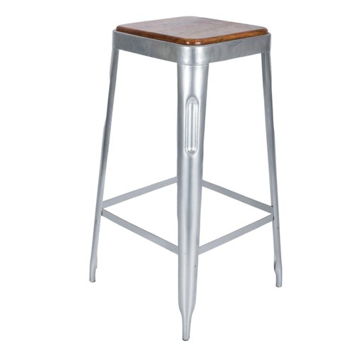 Metal frame barstool silver - barstool,