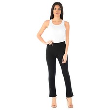 2 PACK LADIES BOOTLEG TROUSERS